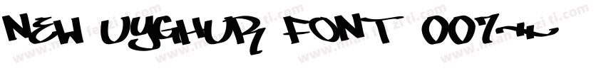 New Uyghur Font 007字体转换